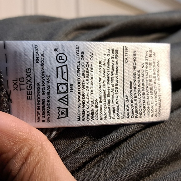 Gap Long-sleeved Wrap Belted Pocket Jumpsuit Grey Women's Size XXLARGE N… - Picture 15 of 15